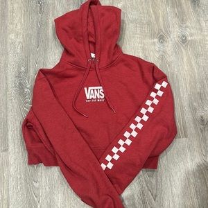 Vans cropped hooded sweatshirt